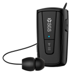 SGS SGSROLLER Auricolare Wireless Con Cavo Retraibile E Clip