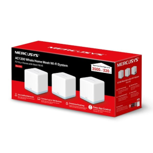 Mercusys Halo H30 Sistema Mesh Wi-Fi 6 AC1200 3 pack range extender