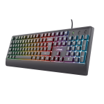 Trust 24758 Tastiera Gaming Retro Illuminata Nera 