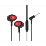 SGS KABEANBK Bean Music Auricolari Stereo Con Cavo Jack 1.2M Black
