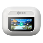 SGS SGSAIR-S5LCD Air S5 LCD Auricolari Bluetooth Touch Control Bianche