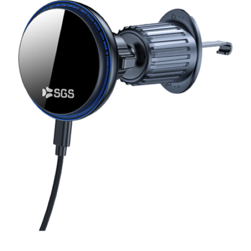 SGS SGSMAGSUPAUTO Caricatore Per Auto Magnetico Nero