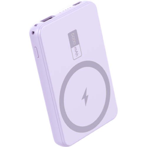 SGS PWRBK5000MS-VL Powerbank Magsafe Wireless 5000mAh Violet