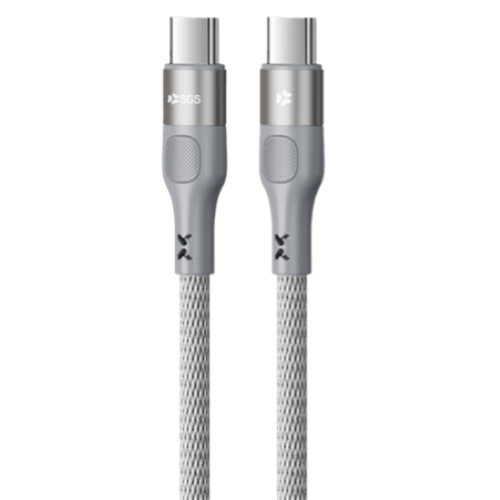 SGS STPCTPCWIRE-SL Cavo Dati USB-C To USB-C 60W 1Mt Silver