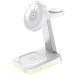SGS WRLSCHRG-3IN1WH 3-In-1 Stand Base Ricarica Wireless Magsafe 3 In 1 Bianco
