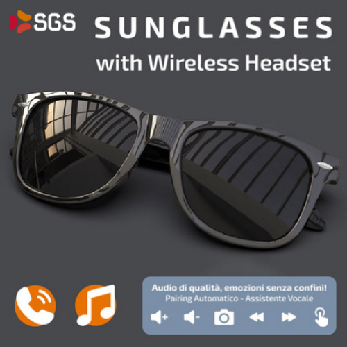 SGS SNGL-ECHO-BB Occhiali Da Sole Smart Aura Echo Black