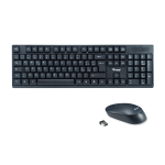 Equip 245523 Tastiera + Mouse Wireless Nero