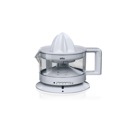 Braun CJ 3000 spremiagrumi elettrico 0,35 L 20 W Trasparente, Bianco