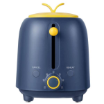 Comfee MT-RP2L18W2 Tostapane 800W Blu Petrolio Giallo