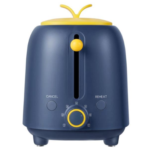 Comfee MT-RP2L18W2 Tostapane 800W Blu Petrolio Giallo