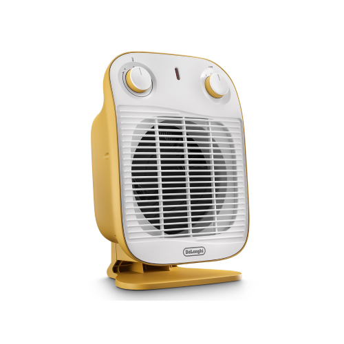 DeLonghi HFS50B20.YE stufetta elettrica Interno Giallo 2000 W Riscaldatore ambiente elettrico con ventilatore termoventilatore
