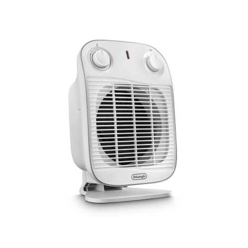DeLonghi HFS50A20.WH stufetta elettrica Interno Bianco 2000 W Riscaldatore ambiente elettrico con ventilatore termoventilatore