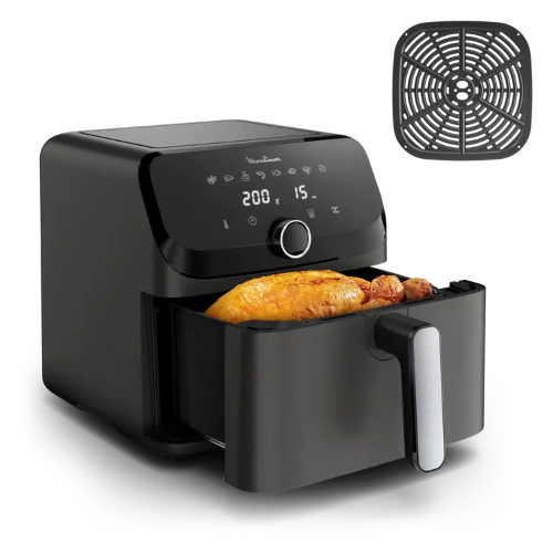 Moulinex EZ855HF0 Easy Fry Mega Friggitrice ad aria Coal Grey 7.5L
