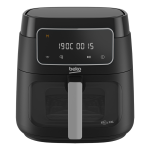 Beko FRL3374B Singolo 7,6 L Indipendente 1900 W Friggitrice ad aria calda Nero