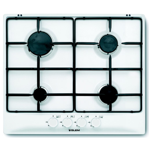 Glem Gas GT64WH piano cottura Bianco Da incasso 60 cm 4 Fornelli