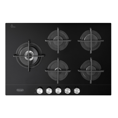 DeLonghi NSL 575D NCM piano cottura Nero Da incasso 75 cm Gas 5 Fornelli
