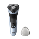 Philips Shaver 3000X Series X3003/00 Rasoio elettrico Wet & Dry batteria