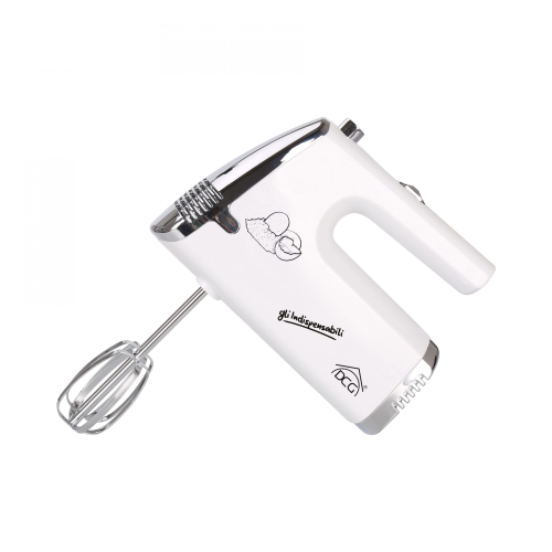 DCG Eltronic HM517 Sbattitore manuale 100 W Cromo, Bianco