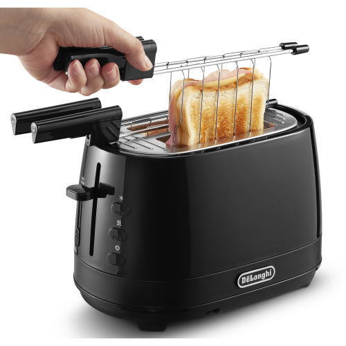 DeLonghi CTLAP2203.BK Tostapane 2 fette 550W Nero