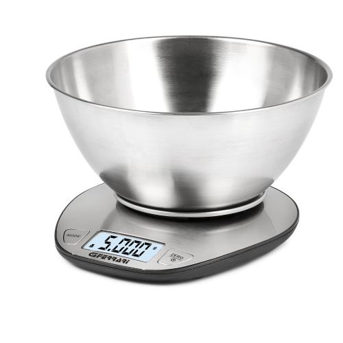 G3 Ferrari G20062 Linea Bilancia Da Cucina Ciotola Inox 1gr/5Kg Digitale