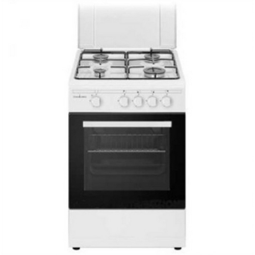 Finlux FXMC55WM Cucina a Gas 4 Fuochi Forno Elettrico 50x50 cm A Bianco