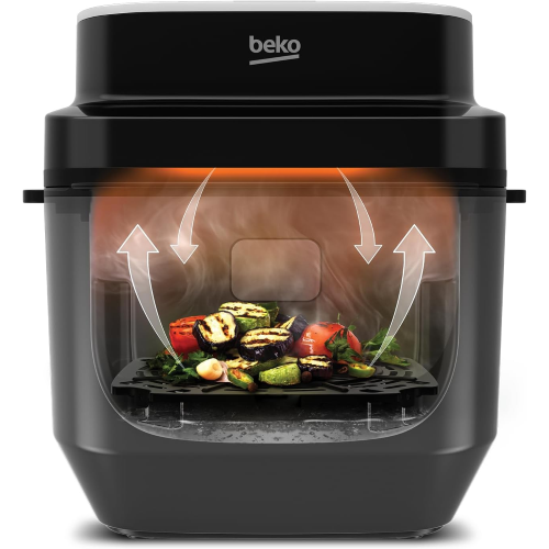 Beko FRL 5474 B Friggitrice ad Aria Capacità 7.6 Litri 2570 Watt con Timer Nero