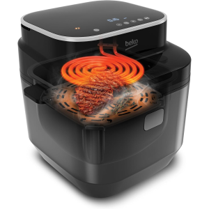 Beko FRL 5474 B Friggitrice ad Aria Capacità 7.6 Litri 2570 Watt con Timer Nero