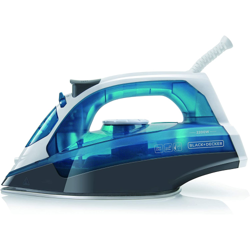 Black & Decker BXIR2200E Ferro Da Stiro A Vapore 2200W Nero E Blu