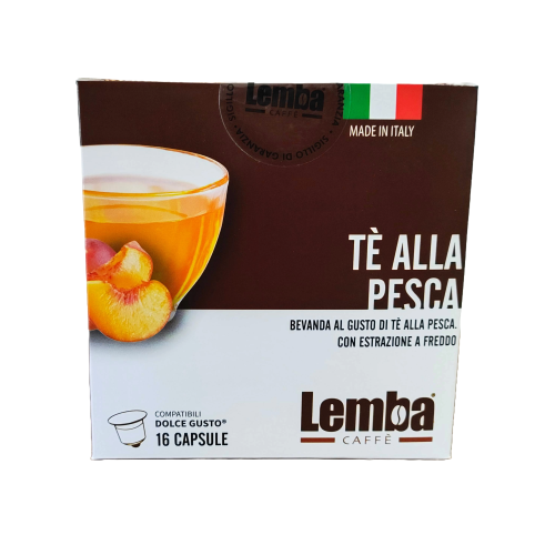 Lemba Caffè Capsule Dolce Gusto Tè Alla Pesca 16pz