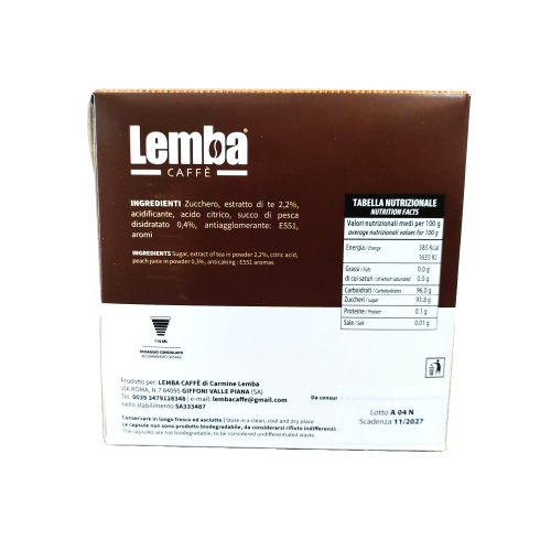 Lemba Caffè Capsule Dolce Gusto Tè Alla Pesca 16pz