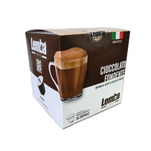 Lemba Caffè Capsule Dolce Gusto Cioccolato Fondente 16pz