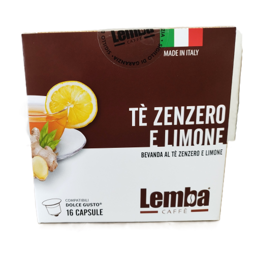 Lemba Caffè Capsule Dolce Gusto Tè Limone E Zenzero 16pz