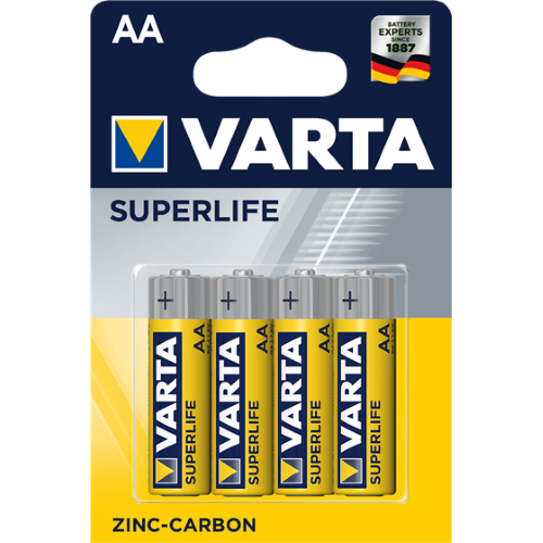 Varta SUPERLIFE Batterie monouso Stilo AA Zinco Carbone