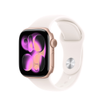 Apple MEU04QL/A Watch Series 11 GPS 42mm Cassa Alluminio Rose Gold Al LB con Band Rosa Fard - S/M