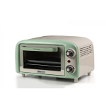 Ariete 3919 Forno Elettrico Vintage 800W 10L 230°C Max  Crema/Verde