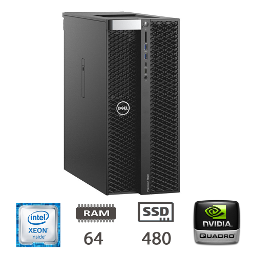 Dell T5820 Workstation Xeon W2123 64Gb+480Gb Nvidia M4000 8Gb Windows 11 Pro Ricondizionato Grado A 2 Anni Garanzia