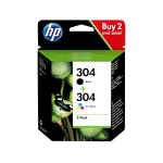 HP Cartucce 304 Black + Tricolor 2-pack Deskjet 2620-3764