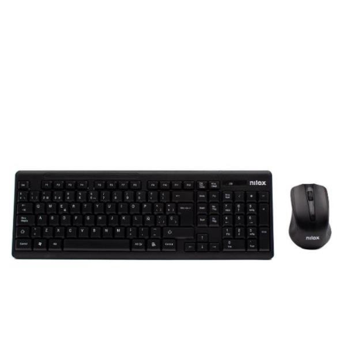 Nilox NXKMWIT012 Mouse e Tastiera Wireless Nero