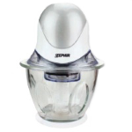 Zephir ZHC4604 tritaverdure elettrico 0,8 L 300 W Argento, Trasparente, Bianco