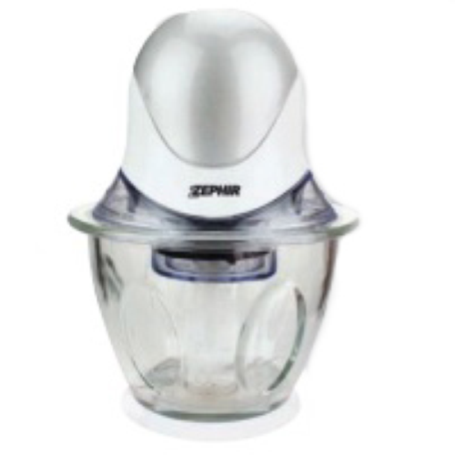 Zephir ZHC4604 tritaverdure elettrico 0,8 L 300 W Argento, Trasparente, Bianco