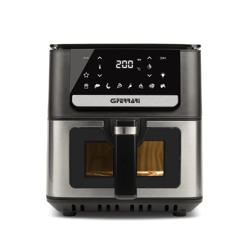 G3 Ferrari G10207 friggitrice ad aria 6,5 L Indipendente 1700 W Friggitrice ad aria calda Nero Acciaio inox