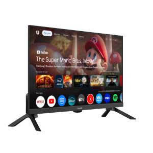 Graetz GR24G1300 Smart Tv 24" HD Con Due Telecomandi+Presa 12V per auto