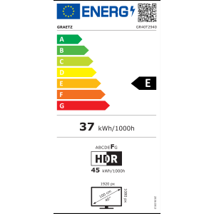 Graetz GR40T2940 Tizen OS Smart Tv 40" Full HD