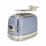 Ariete 155 Tostapane Vintage 2 Fette 810W 6 Livelli Di Cottura Blu