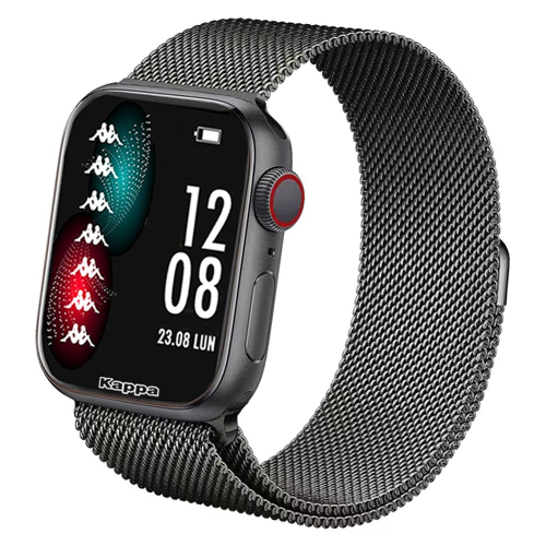 Kappa Prime KW-P002 Cinturino In Metallo Smartwatch Black