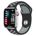 Kappa Prime KW-P005 Due Cinturini In Silicone Black/Grey Smartwatch White