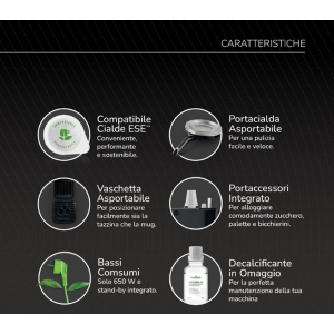 Lollo Kremia Macchina del caffè a capsule Nera