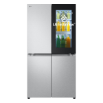 LG InstaView GMV960MBDE Frigorifero Multidoor Quattroporte, Classe E, 666L, Wi-Fi, Selettore umidità Total No frost, Metal Sorbet