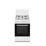 Nikkei SN554WG Cucina a gas con forno a gas 4 Fuochi 50x50 cm colore Bianco