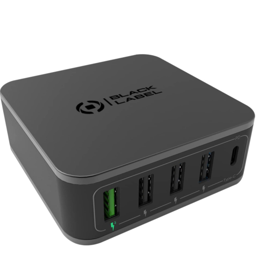 Celly BLPOWERS60W Stazione Ricaricabile Caricatore USB 60W più postazioni USB-A